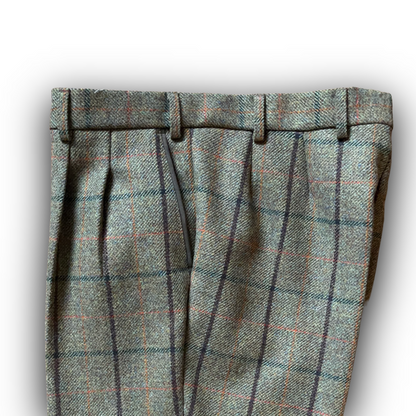 Regent - Breeks - Lovat Mill Tweed - Green with Overcheck