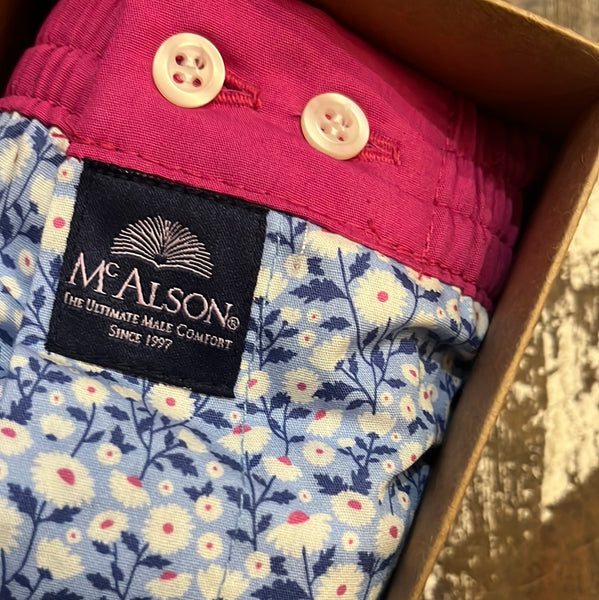 McAlson - Boxer Shorts - Blue Floral - M4826