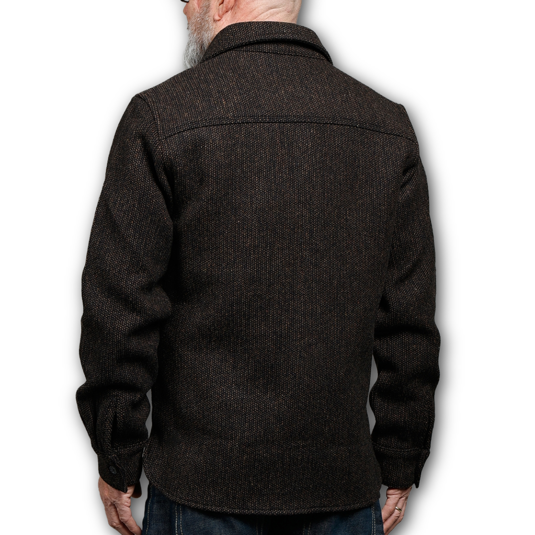 PIKE BROTHERS - 1943 CPO Shirt - Marino Wool - Brown