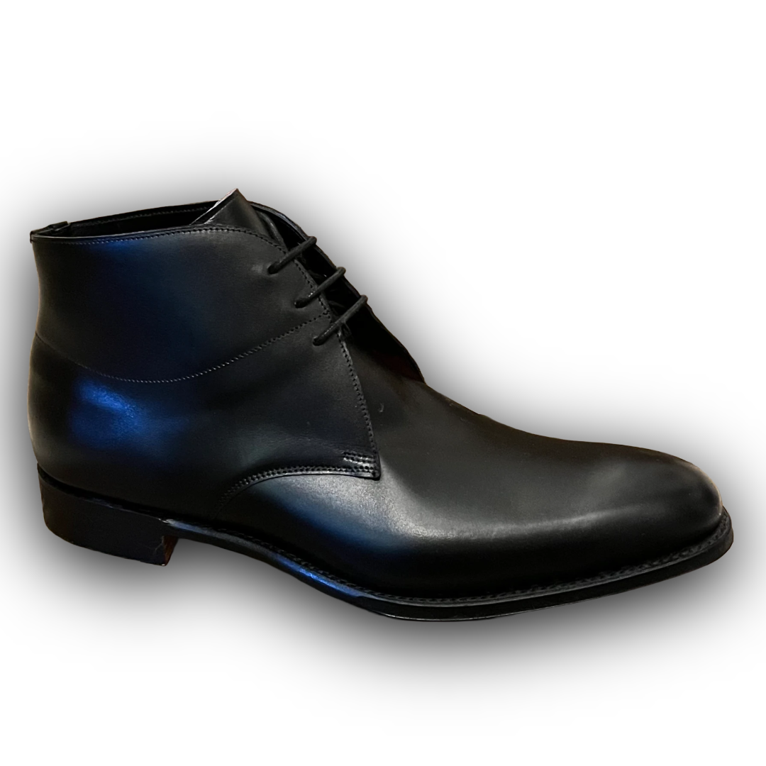 Regent black chukka boot 