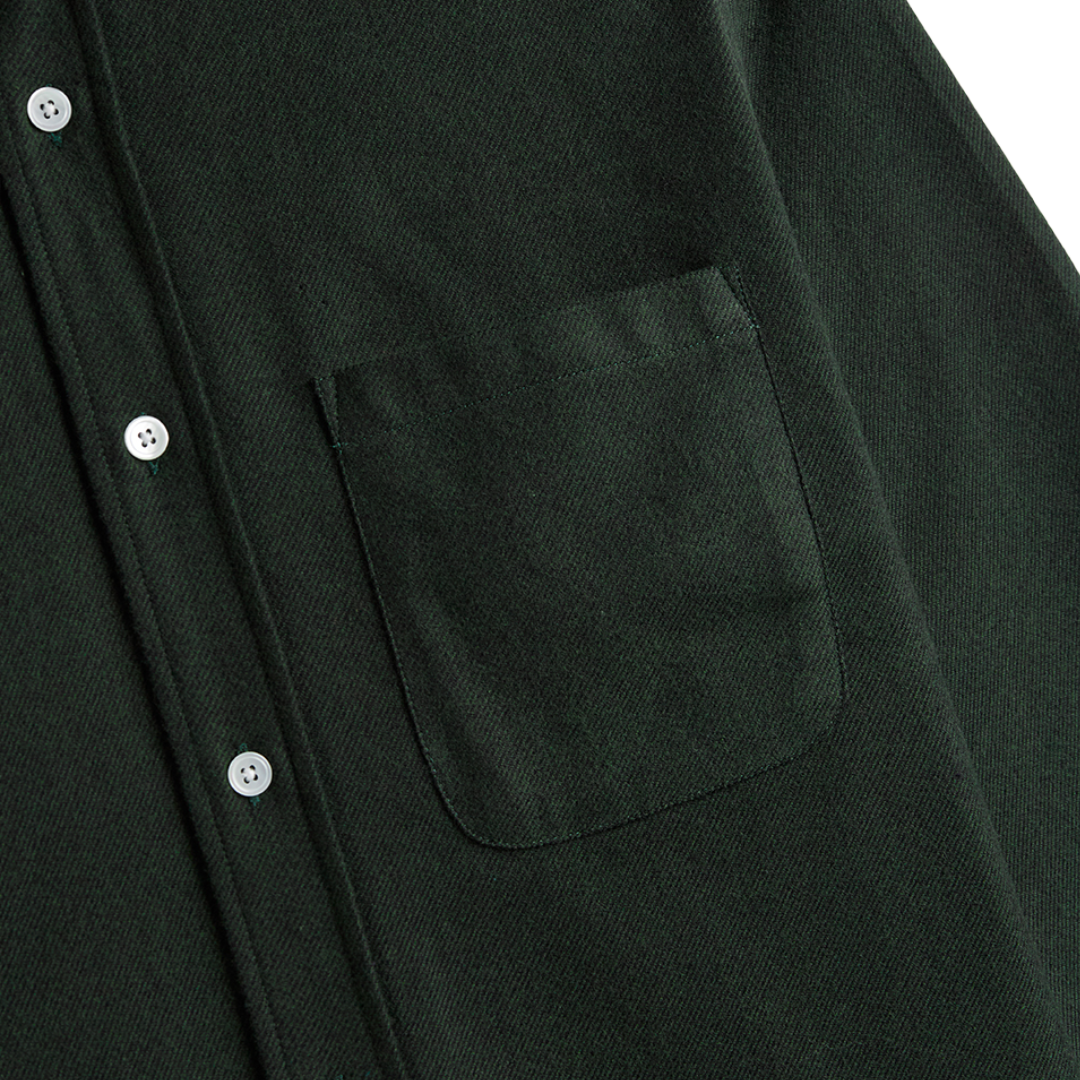 Close up of dark forest fabric