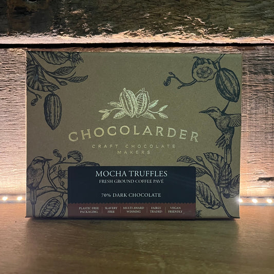 Chocolate Mocha truffle sold in our shop in salisbury