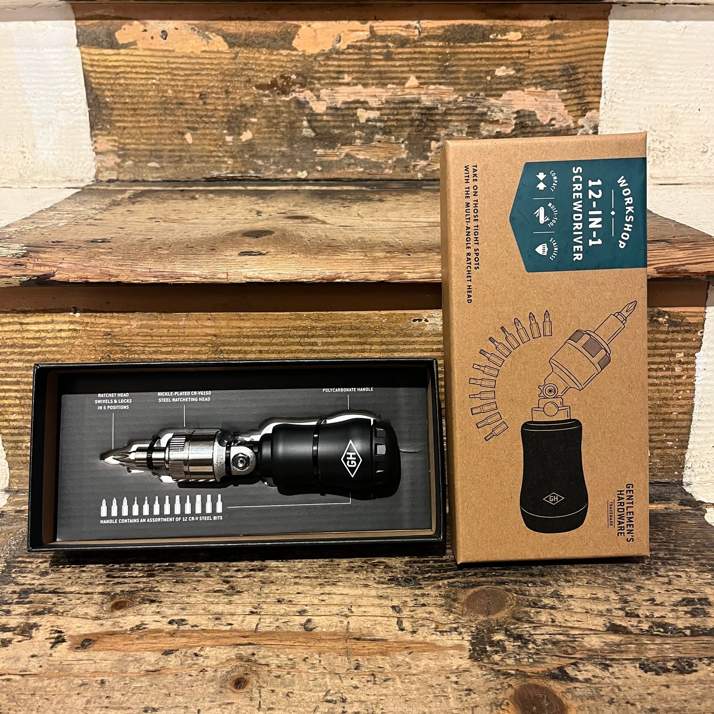 Gentlemen’s Hardware - 12-in-1 Skrewdriver