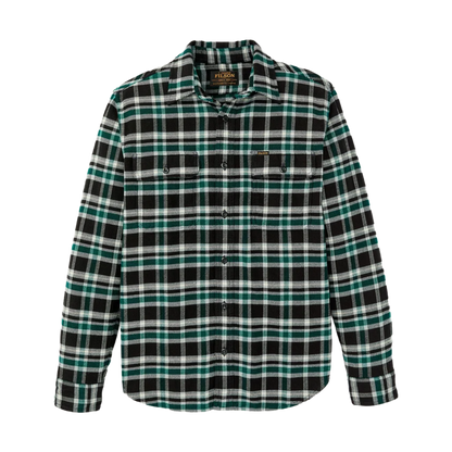 Filson - Vintage Flannel Work Shirt - Black/Green Plaid