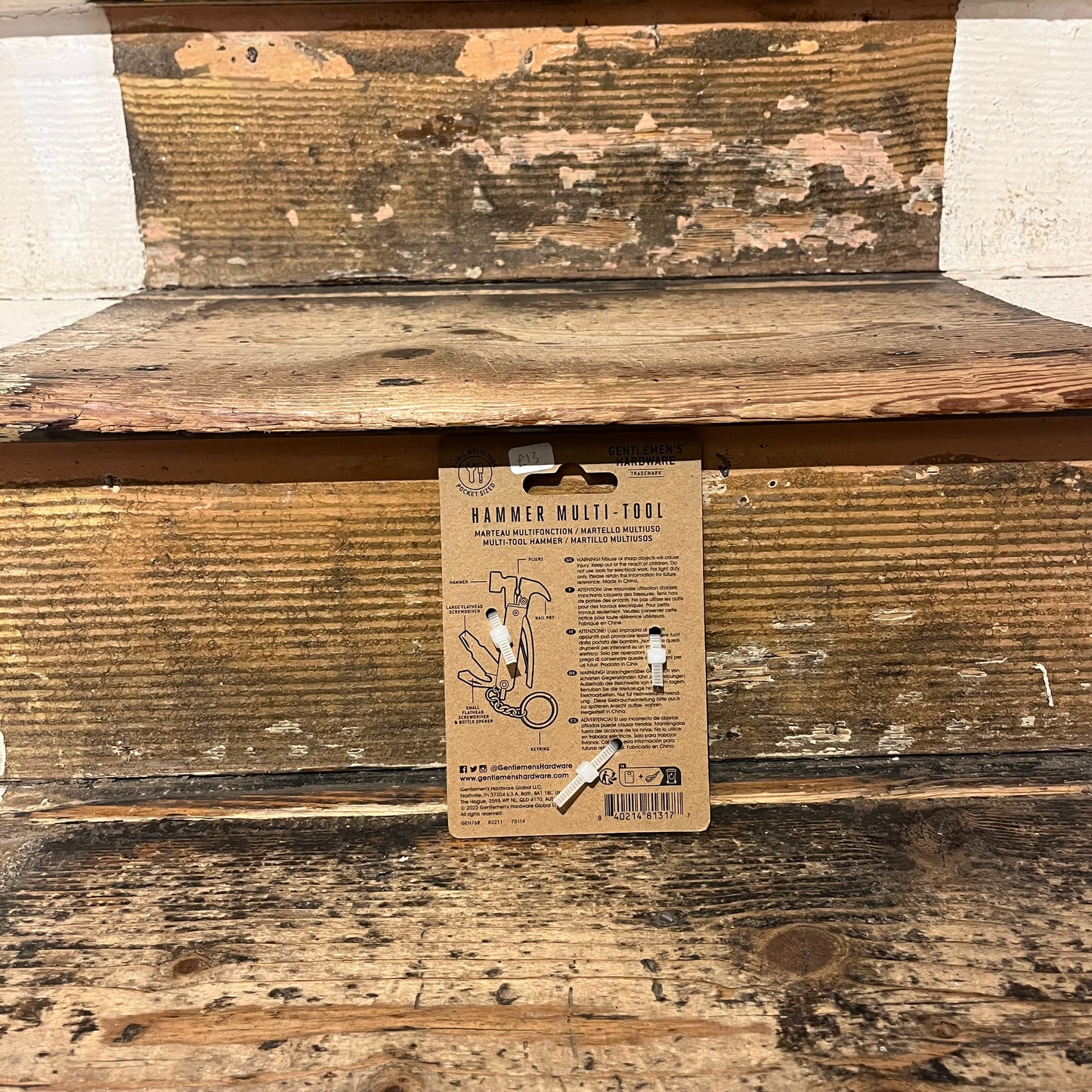 Gentlemen’s Hardware - Mini Hammer Multi-Tool