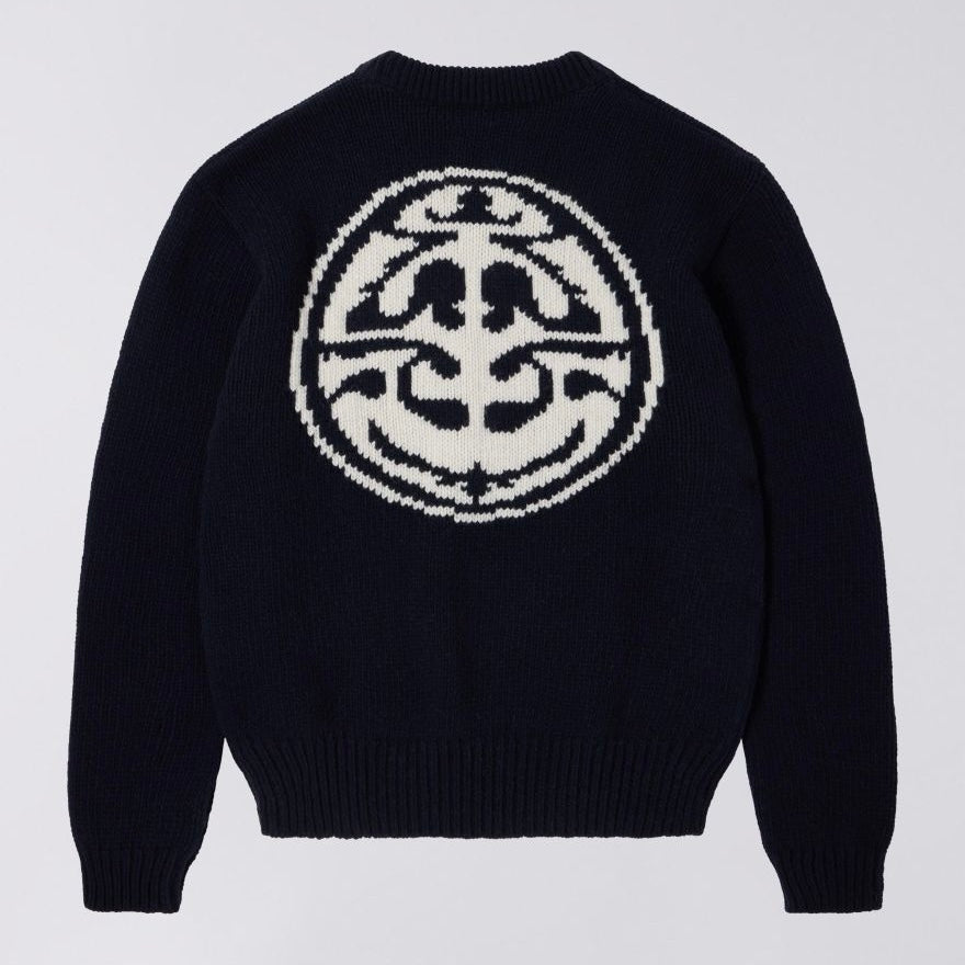 Edwin - Ellis jumper off white Edwin logo