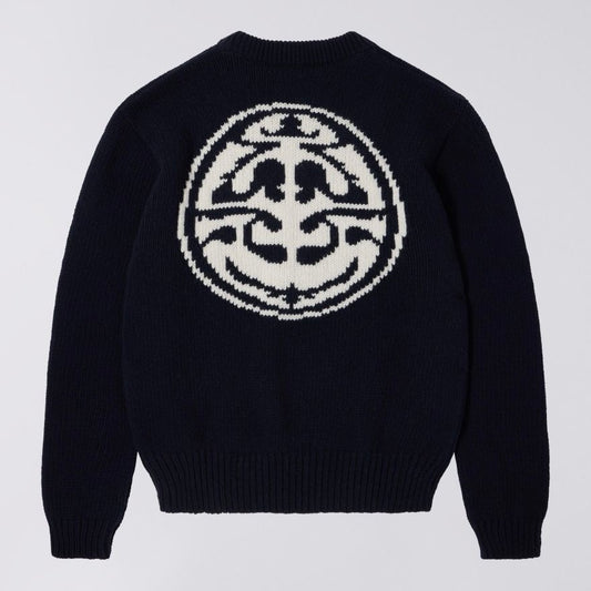 Edwin - Ellis jumper off white Edwin logo