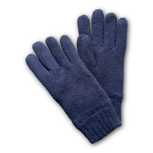 DENTS - Durham - Thinsulate-Lined Knitted Gloves - Navy