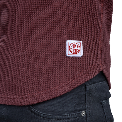 Pike Brother - 1967 Waffle Shirt - Berry