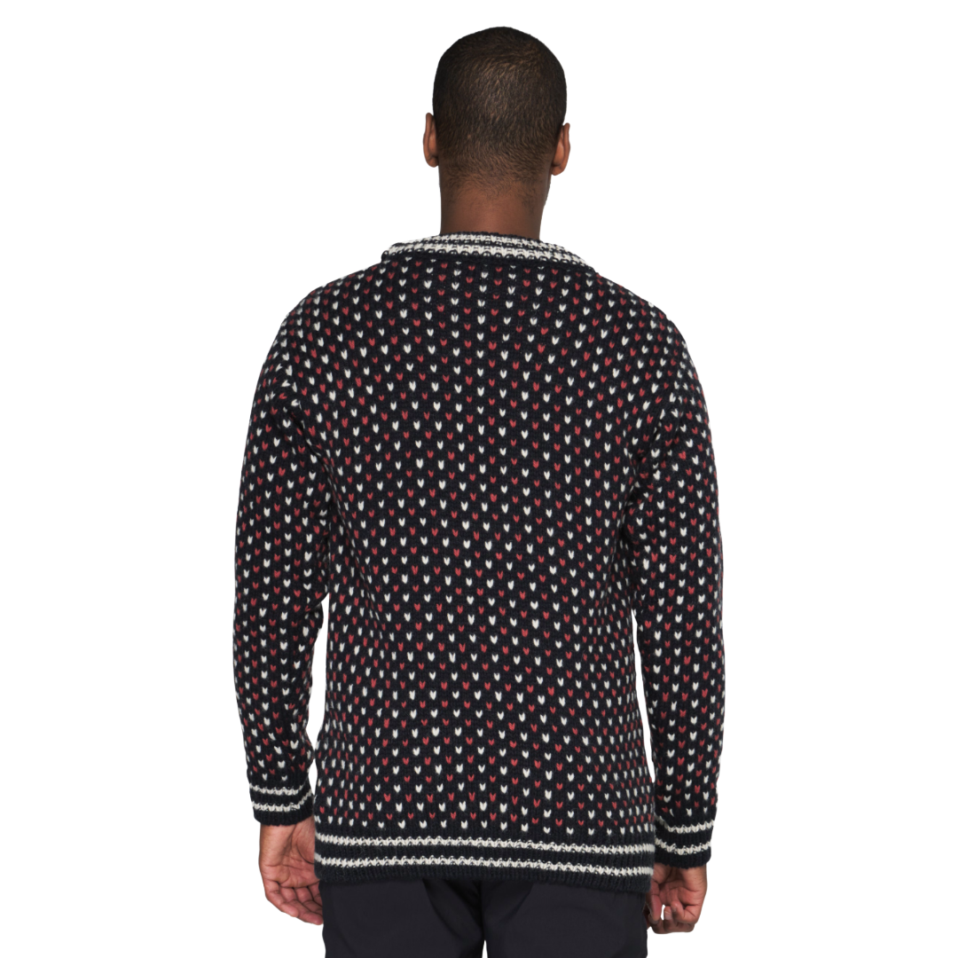 Devold - Nordsjø Two-Tone Wool Sweater - Ink