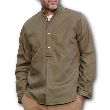 Yarmouth Oilskins - The Admiralty Shirt - Cotton - Olive