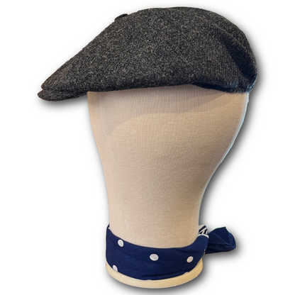 Regent - Baker Boy Cap - Grey Moon Tweed