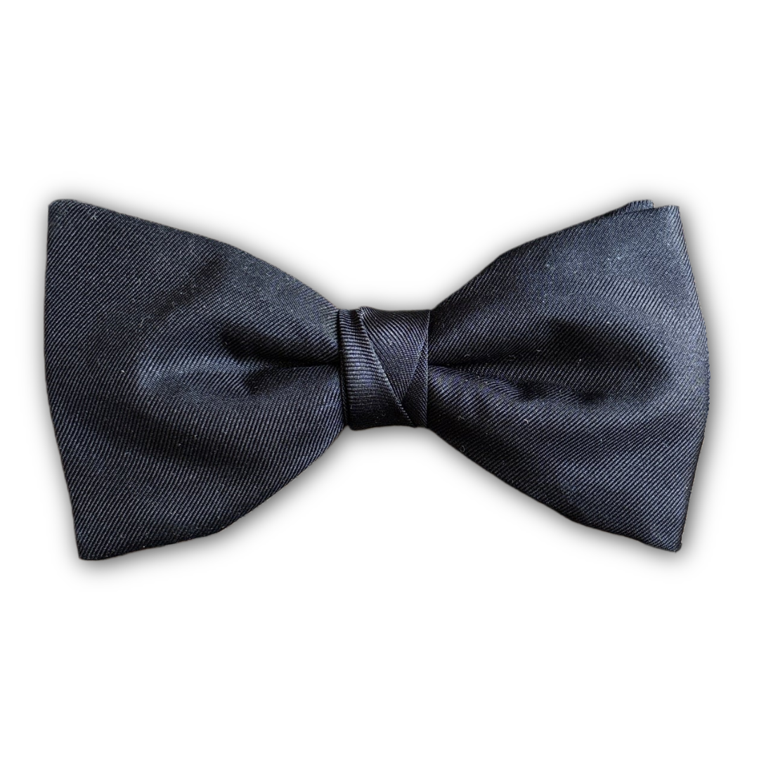Fixed Bow Tie - Silk - Black