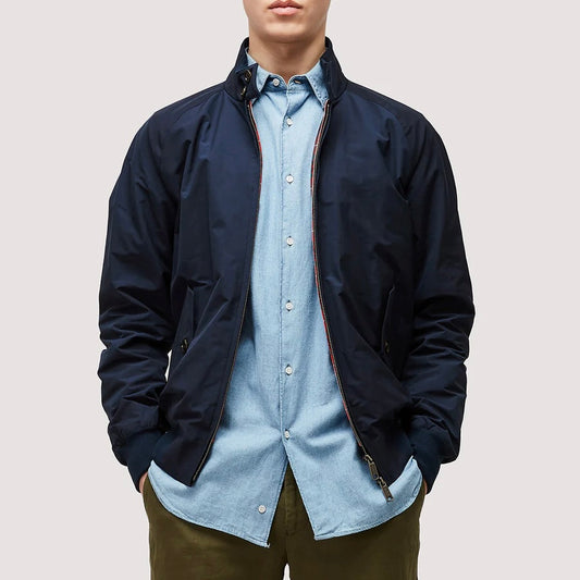 Baracuta - G9 - Harrington Jacket - Navy - Made in England