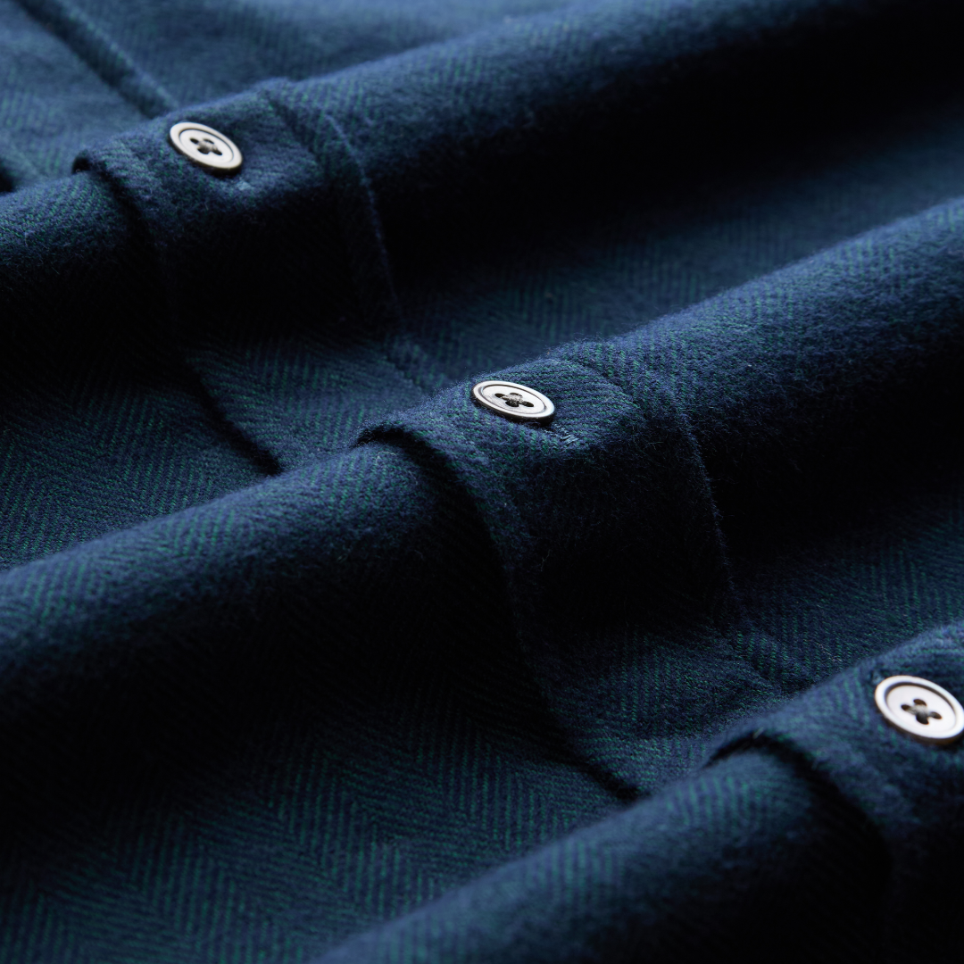 Portuguese Flannel - Espiga - Green