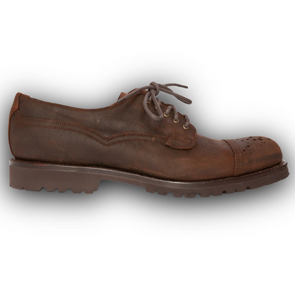 Regent - 'Buck Rogers' Buckshot Derby Brogue - Wax Leather