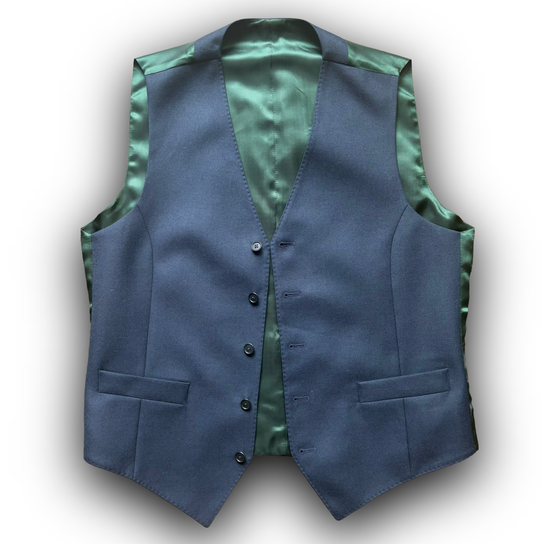 Navy blue waistcoat