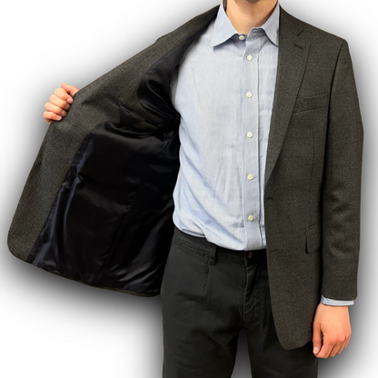 Regent - 'Best Jim' Jacket - Grey Wool/Cashmere 350g - Reda