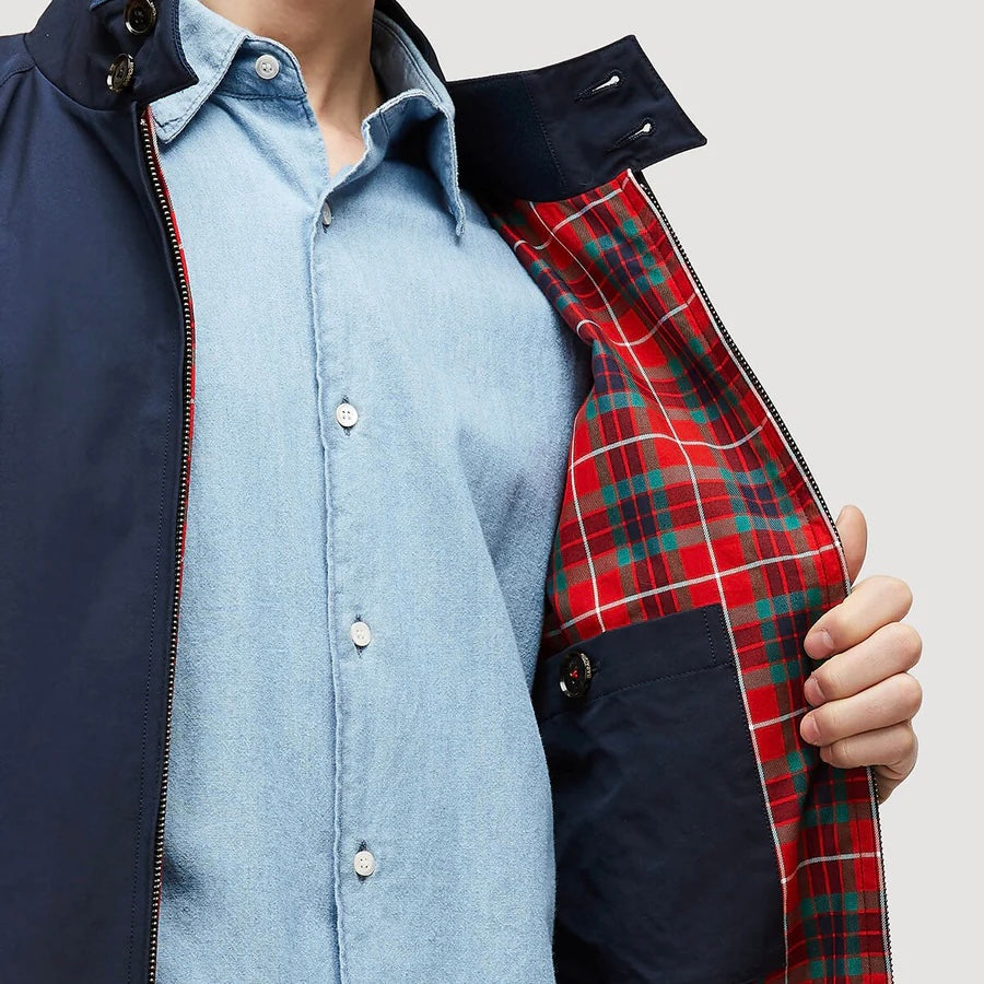 Baracuta - G9 - Harrington Jacket - Navy - Made in England
