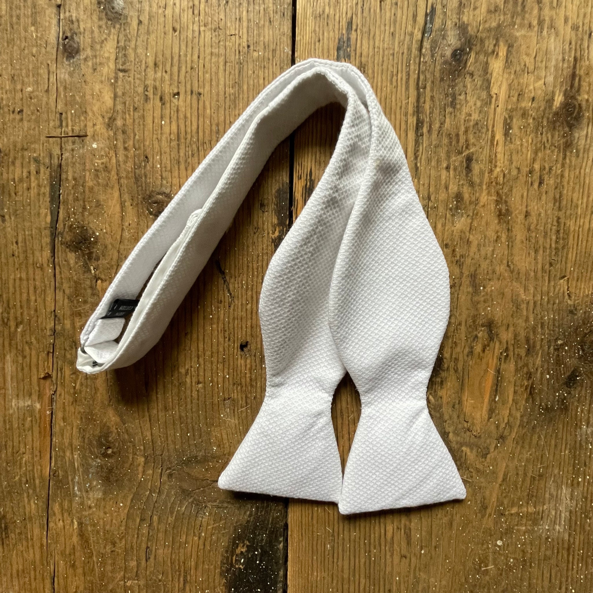 Regent - Cotton Bow Tie - White