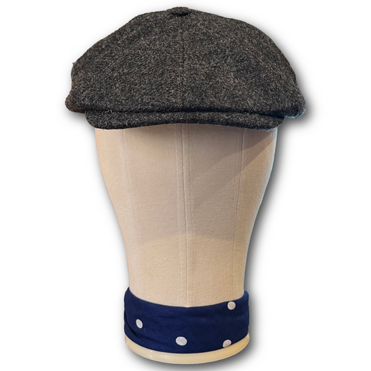 Regent - Baker Boy Cap - Grey Moon Tweed