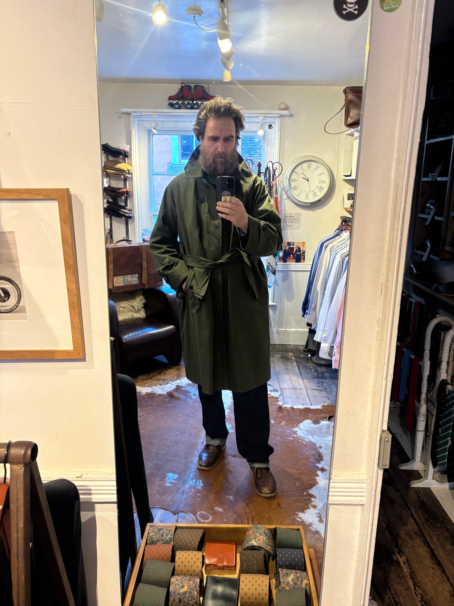 Gloverall - Rain Mac Harrington - Olive
