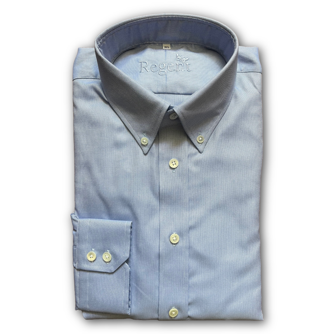 Regent - 'Heritage' - Oxford Button Down - Blue