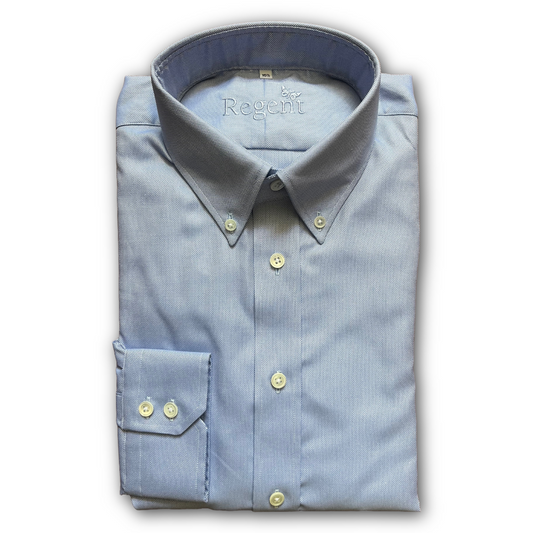 Regent - 'Heritage' - Oxford Button Down - Blue