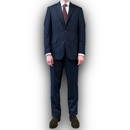 Regent Heritage - 'Kiel' Suit -  Royal Blue Birdseye Wool 340g - Dugdale Bros.