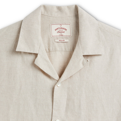 Portuguese Flannel - Branch Embroidery - Ecru