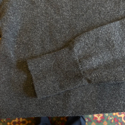 Regent - V Neck Jumper - Geelong - Charcoal Grey