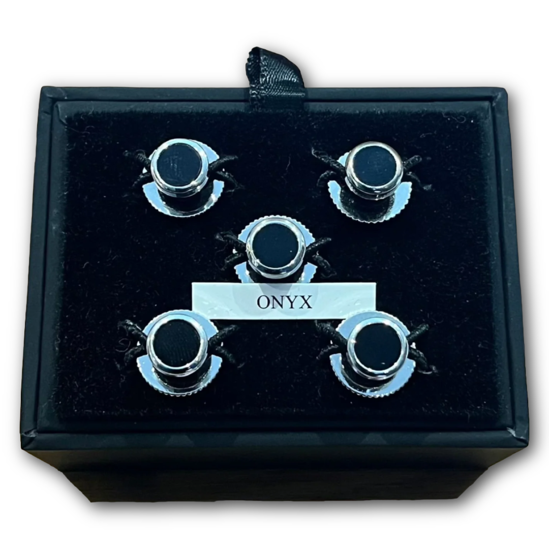 Regent - Black Shirt Studs