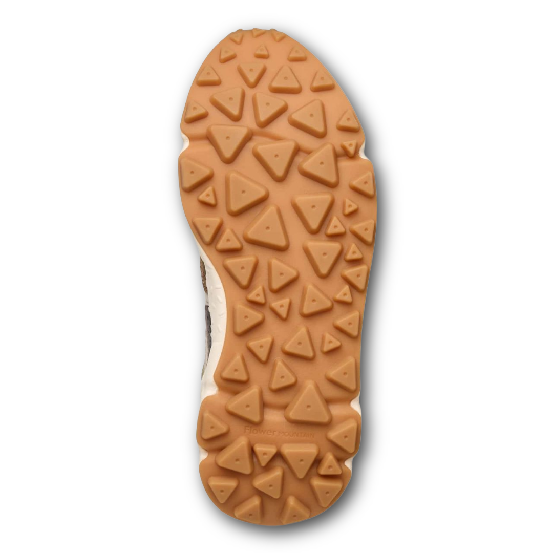 Flower Mountain - Yamano 3 Man Suede - Dark grey/brown