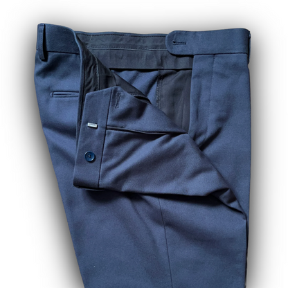 Regent - 'Williams' Trouser - Navy Blue Cavalry Twill
