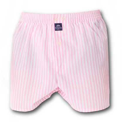 McAlson - Boxer Shorts - Classic striped pink
