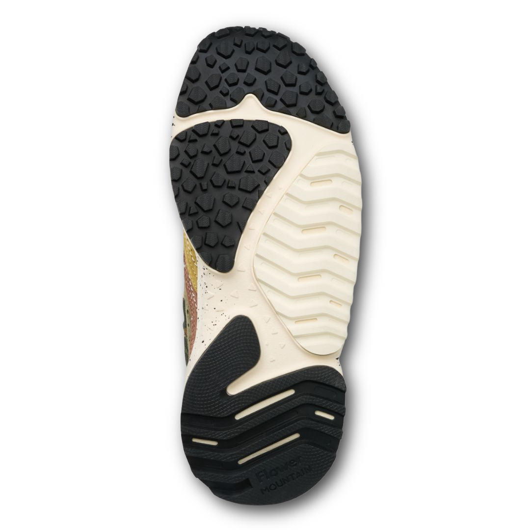 Flower Mountain - Wave Man suede/canvas/camou - Kaki/military