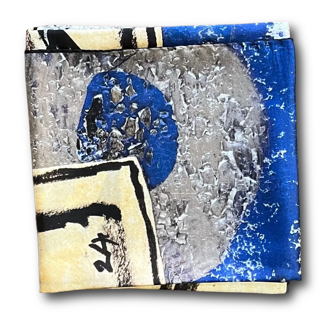 Regent -  Large Square Silk Scarf - 65cm - Man