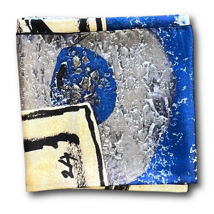 Regent -  Large Square Silk Scarf - 65cm - Man