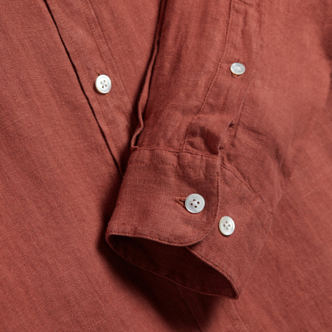 Portuguese Flannel - Linen - Terracota