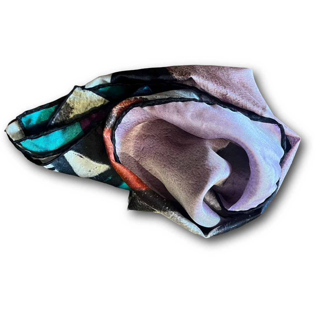 Regent -  Large Square Silk Scarf - 65cm - Plane