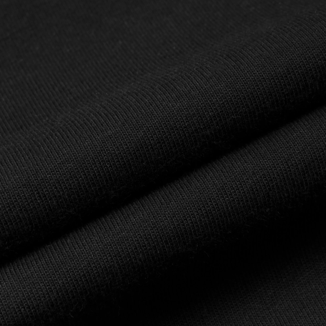 Elliker - Lawn Campfire Print Long Sleeve T-Shirt - Black