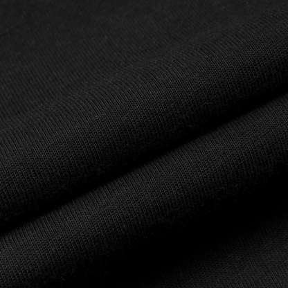 Elliker - Lawn Campfire Print Long Sleeve T-Shirt - Black