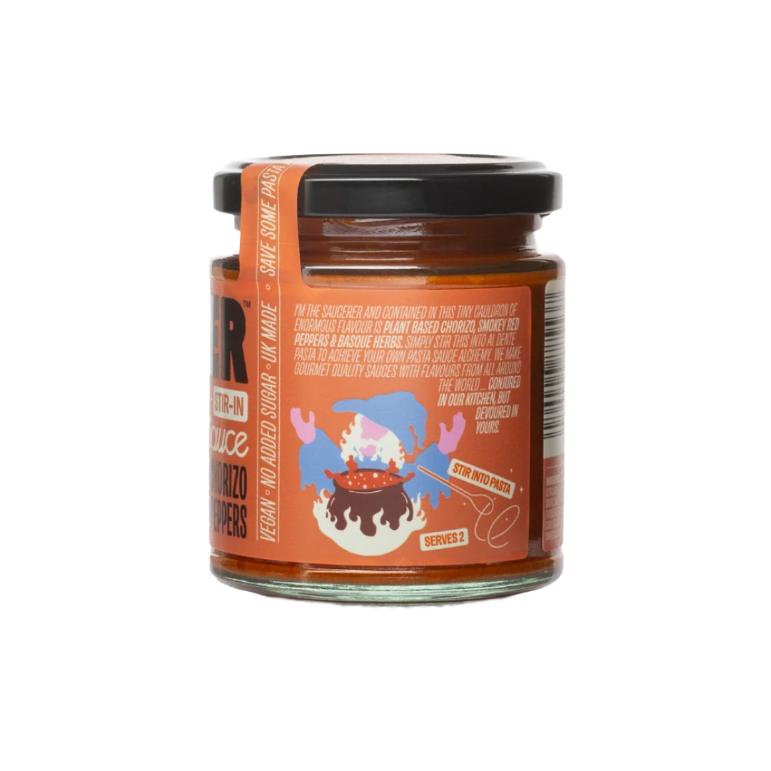 The Saucerer - Plant-Based Chorizo & Smoky Red Pepper Pasta Sauce - 190g