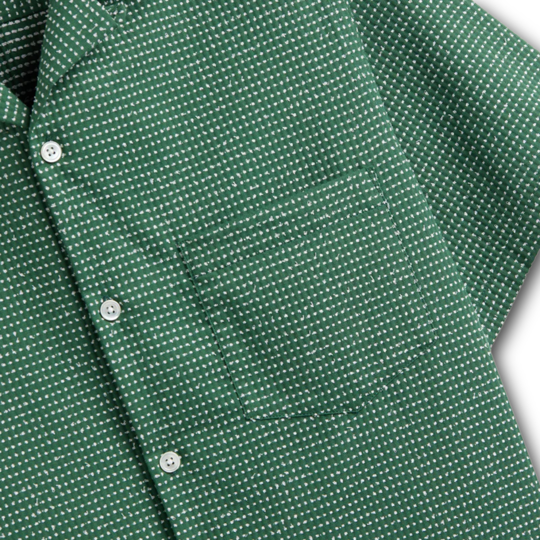 Portuguese Flannel - Dotts - Green