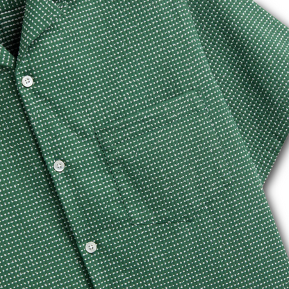 Portuguese Flannel - Dotts - Green