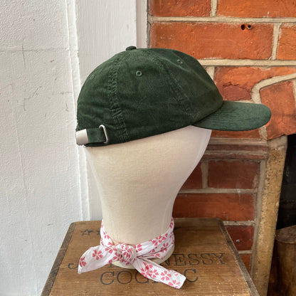 Regent Baseball Cap - Six Panel - Corduroy - Bottle Green