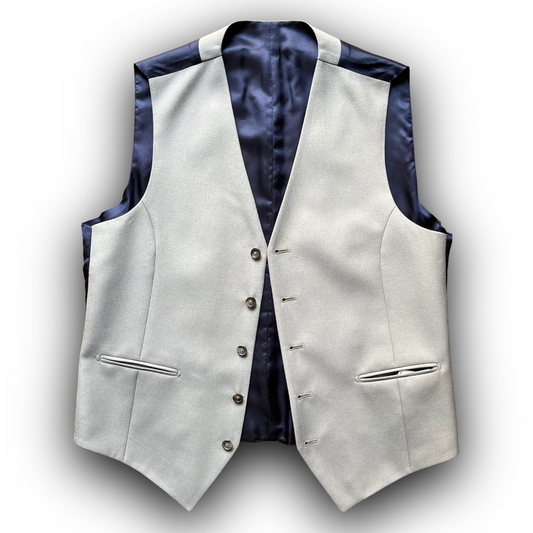 Grey wool waistcoat