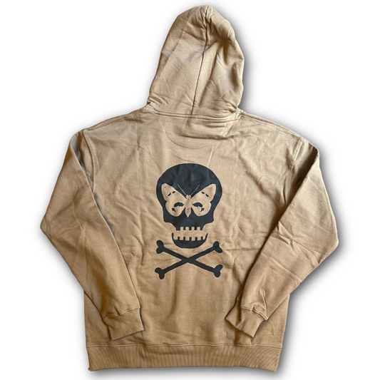 Regent- Skull Hoodie - Coffee/Black