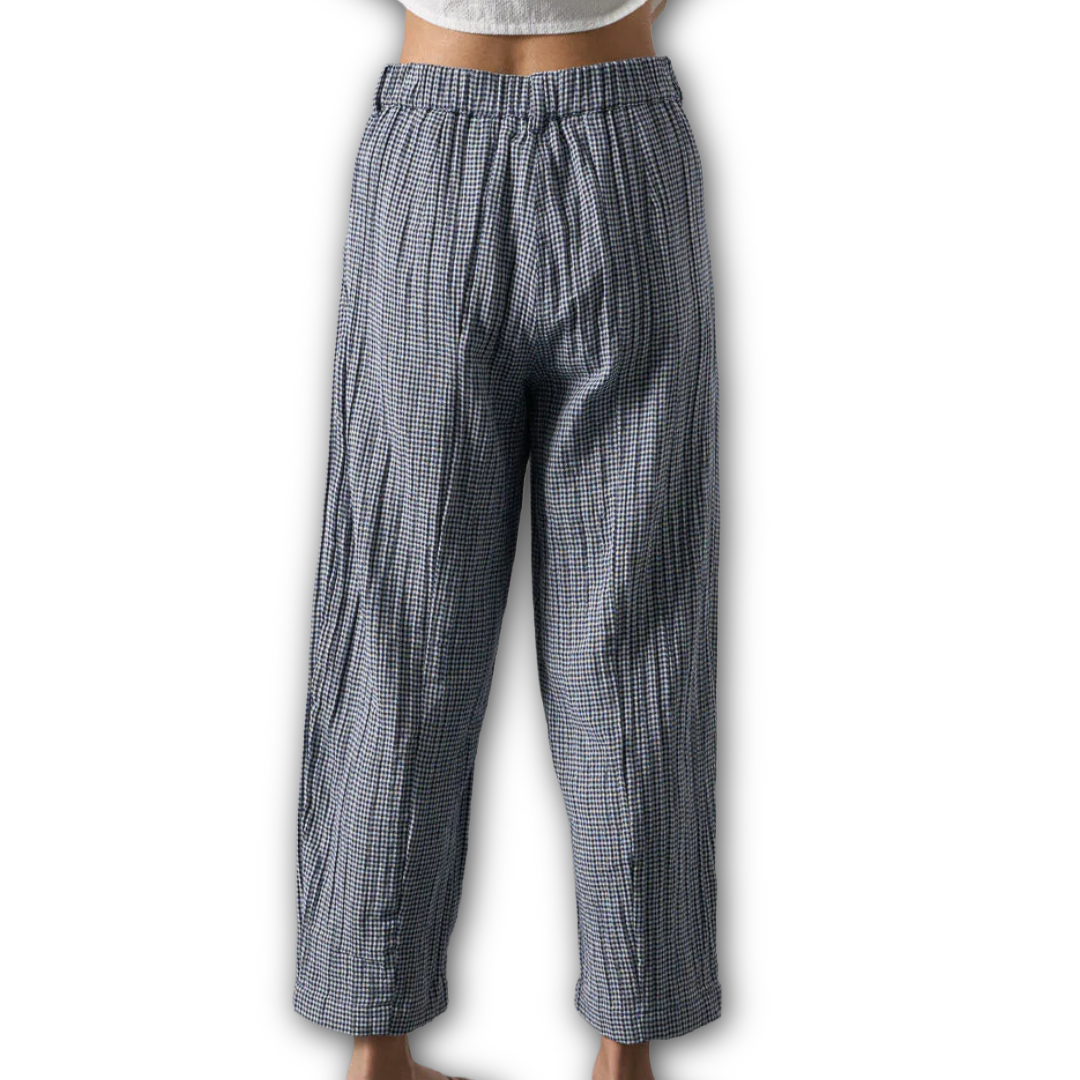 Bibico - Lorren Trousers - Navy Check