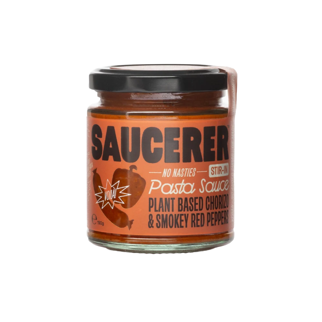 The Saucerer - Plant-Based Chorizo & Smoky Red Pepper Pasta Sauce - 190g